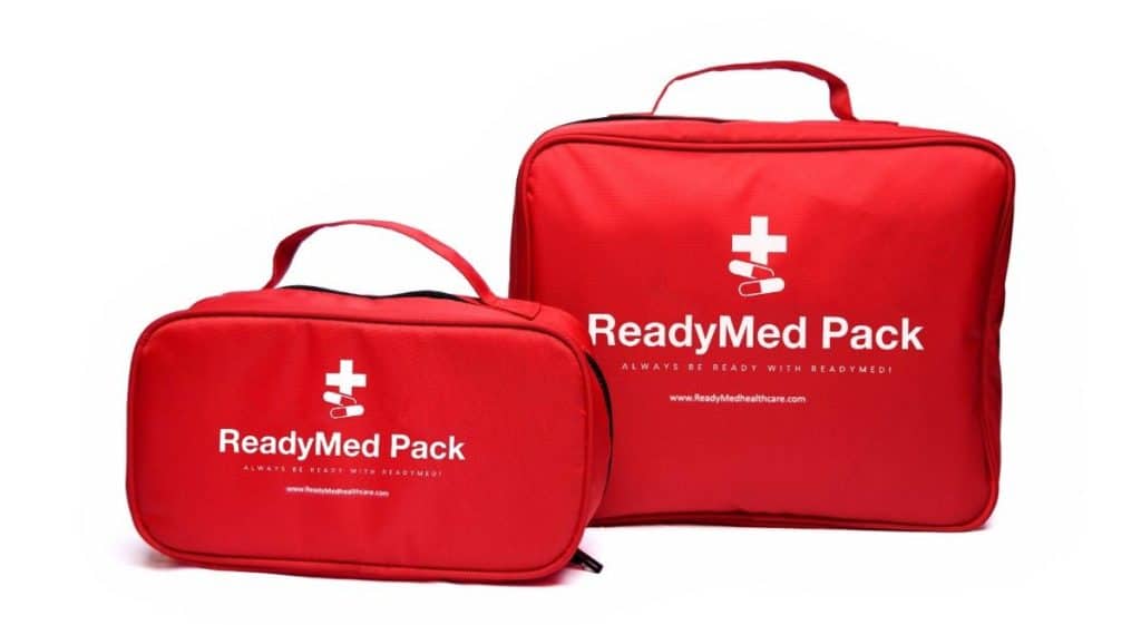 Readymed healthcare product packs – assorted medical supplies