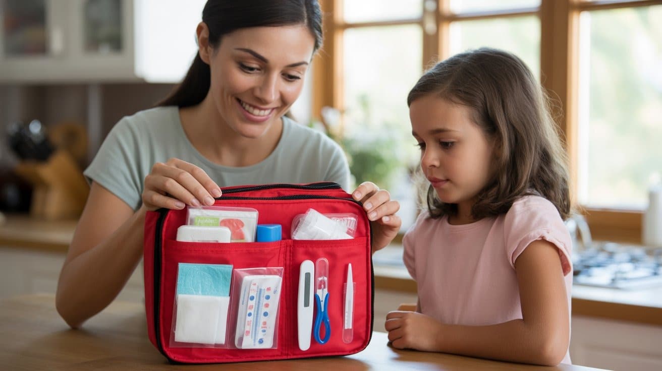 kid's emergency medicine kit